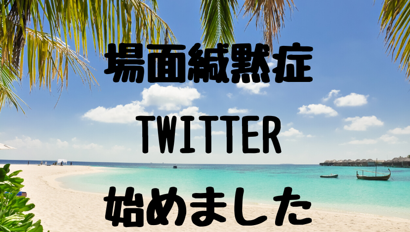 場面緘黙症の Br Twitter始めました まめすけの父ちゃん 場面緘黙症の子育てブログ